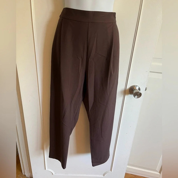 All Saints Aleida Lightweight Tri
Trousers. Pull on pants brown size 10 Academia - Picture 7 of 15